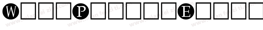 WoodPosterEight-Beta Regular字体转换